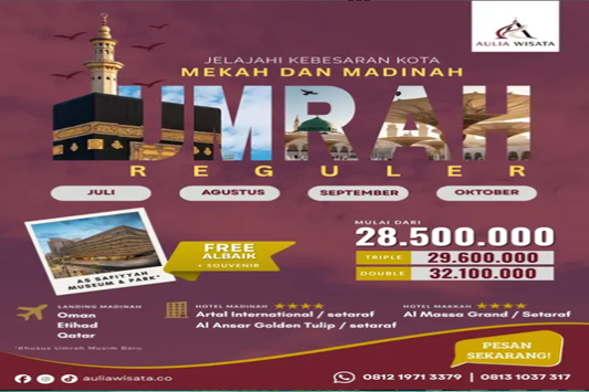 Umrah Reguler 7 Hari